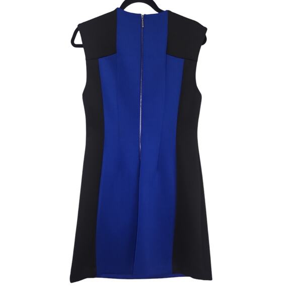 Calvin Klein Women's Blue and Black Colorblock Sheath Dress Size 10 NWT - Picture 5 of 10